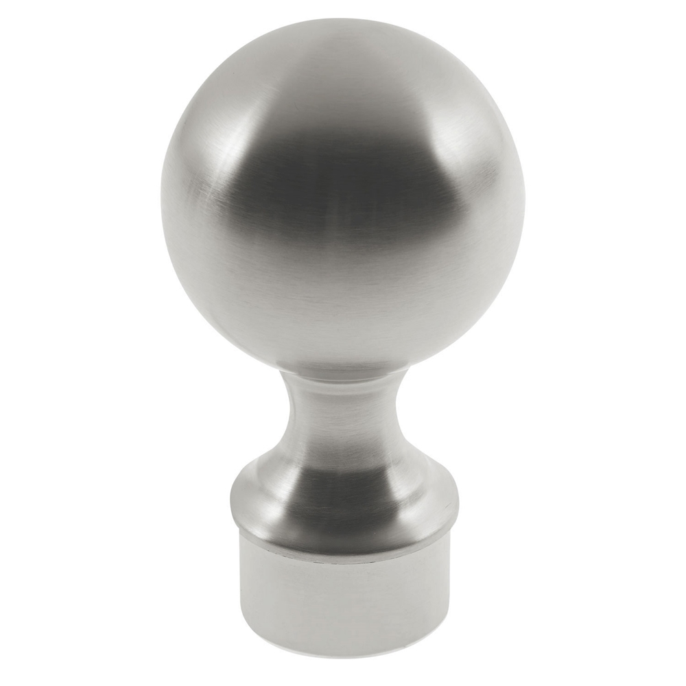 Lavi Industries 44-604/2 Satin Brushed Stainless Steel Ball Finial 2" OD 
