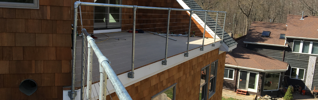 Galvanized Cable Railing Posts 