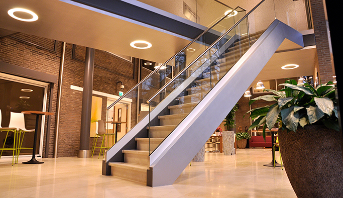 Aluminum Base Glass Rail