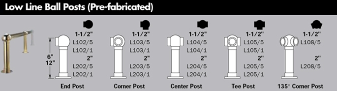 Low Line Ball Posts