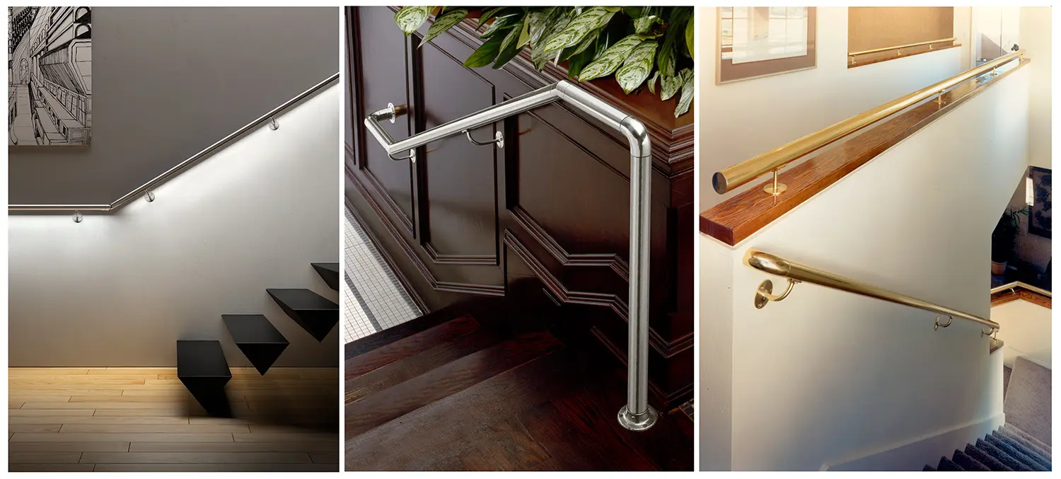 Wall-Mounted Handrail Brackets Wall-Mounted Handrail Brackets